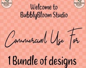Commercial use license for bundle, Commercial Use License, Digital Download for Commercial Projects, Png Bundle Commercial use, POD license