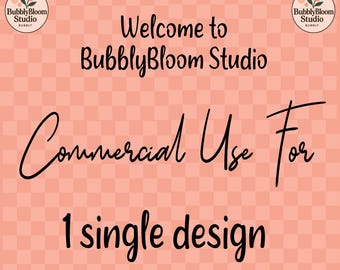Commercial use license for Design, Commercial Use License, Digital Download for Commercial Projects, Png Bundle Commercial use, POD license