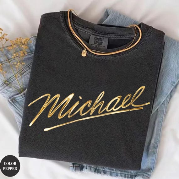 Comfort Colors® Michael Jackson Vintage 90s Styles, King Of Pop Shirt, Michael Jackson Glove Graphic T-Shirt, Michael Jackson T-Shirt