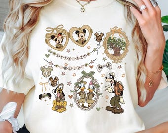 Disney Mickey & Friends Animal Kingdom Safari Shirt, Walt Disney World Trip Tee