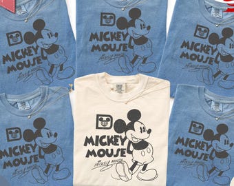 Sketch Mickey Mouse T-Shirt, Disneyland Vacation Gift, Mickey Magic Kingdom Tee