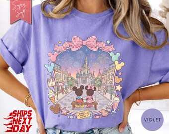 Camiseta del Parque Mágico de Mickey y Minnie, Camiseta del Castillo Mágico del Ratón