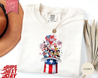Comfort Colors® Mickey Friends Patriotic 250th Anniversary T-Shirt