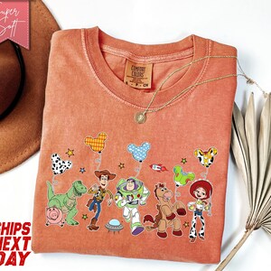 Comfort Colors® Disney Toy Story Balloons T-Shirt, Disney World Toy Story Shirt, Toy Story Disney Family Tee image 6