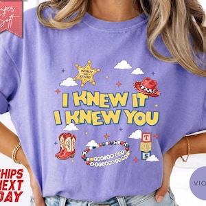 I Knew It I Knew You T-Shirt, Friendship Bracelet Tee, Western Cowgirl Graphic Shirt image 6