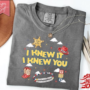 I Knew It I Knew You T-Shirt, Friendship Bracelet Tee, Western Cowgirl Graphic Shirt image 2