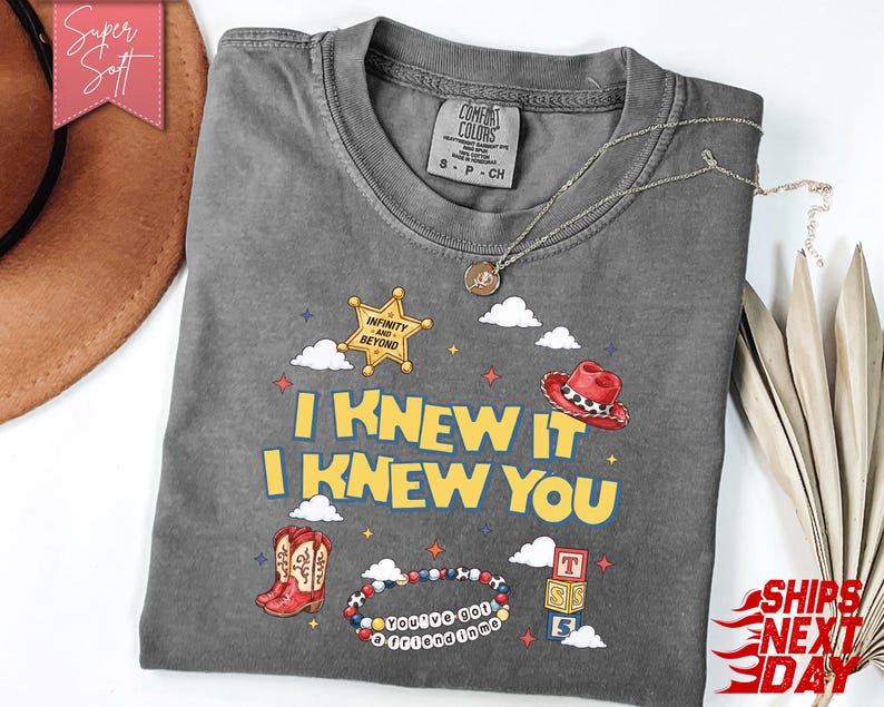 I Knew It I Knew You T-Shirt, Friendship Bracelet Tee, Western Cowgirl Graphic Shirt image 2