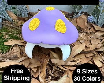 Mushroom Reptile Hide for Bearded Dragon, Gecko Lizard, Snake, Tarantula, Rodent | Cute Terrarium Décor | 3D Printed Small Animal Habitat