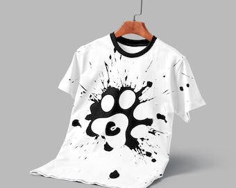 Dog Paw Print Design SVG, minimal tshirt printable png, shirt long lasting design, Instant and Digital Download, custom & persnalized