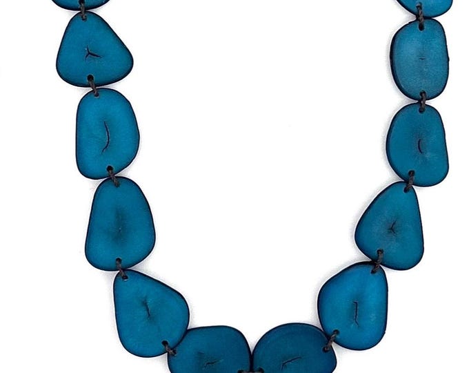 Tagua Nut Necklace/ Boho Necklace /Statement Necklace/ Boho Style/ Eco-Fashion Jewelry