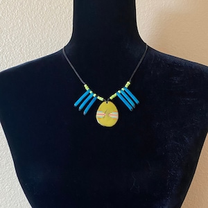 Tagua Nut- Pendant Necklace , Tagua, Boho Jewelry, Boho chic, Eco Friendly, Eco Fashion