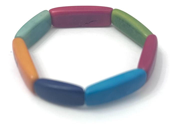 Polished Tagua Nut Bracelet/ Bangle - Eco-Friendly - Boho- Bohemian- Sustainable Fashion