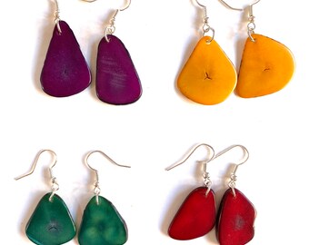 tagua earrings