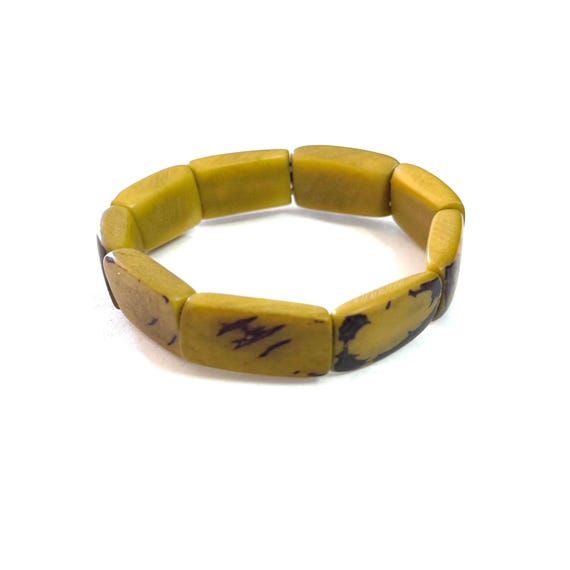 Tagua Nut Bracelet/ Bangle - Eco-Friendly - Boho- Bohemian- Sustainable Fashion