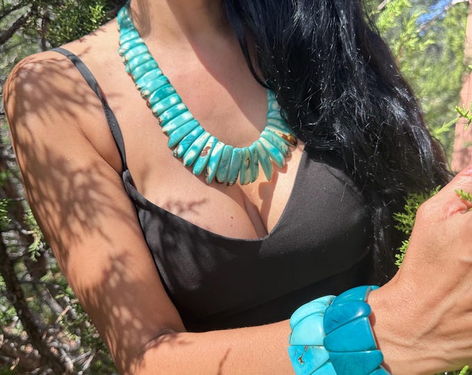 Tagua Bib Necklace/ Tagua Necklace / Tagua Jewelry/ Boho Necklace /Statement Necklace/ Boho/ Bohemian / Folk