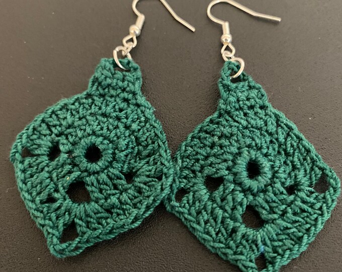 Lovely Crochet Earrings/ Boho Style/ Folk Style /Boho Chic