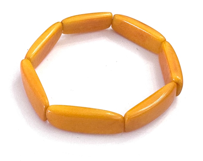 Polished Tagua Nut Bracelet/ Bangle - Eco-Friendly - Boho- Bohemian- Sustainable Fashion