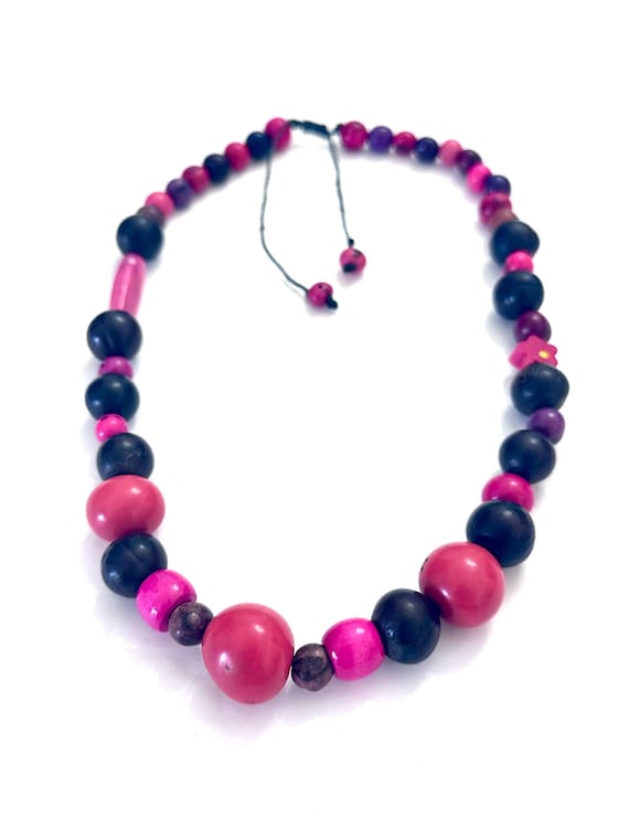Multi-Seed Necklace, Ecofriendly Jewelry. Organic Jewelry