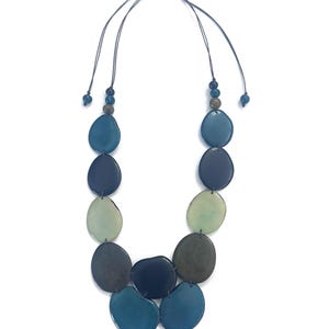 Handmade Tagua Nut Necklace: Vegetable Ivory, Eco-Friendly Statement Jewelry