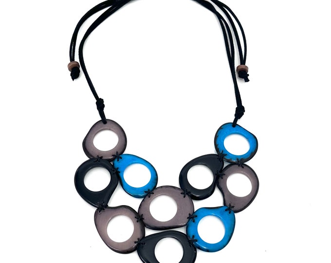 Tagua Nut Necklace/ Vegetable Ivory/ Eco-Friendly Jewelry, Sustainable Fashion