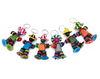 Colored Tagua Keychain, Tagua Accessories