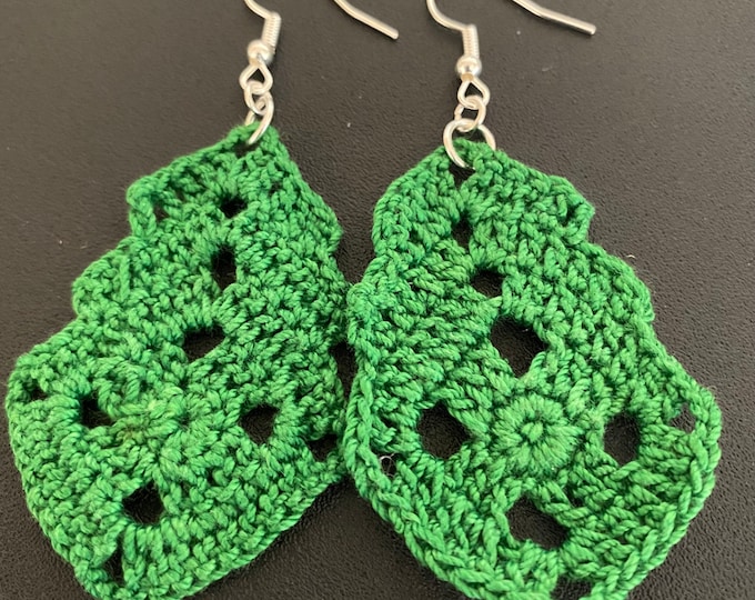 Lovely Crochet Earrings/ Boho Style/ Folk Style /Boho Chic