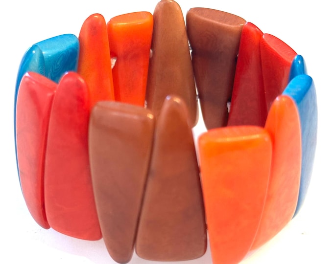 Tagua Bracelet - Eco-friendly Jewelry- Eco-Fashion- Boho Style/ Bohemian/ Folk