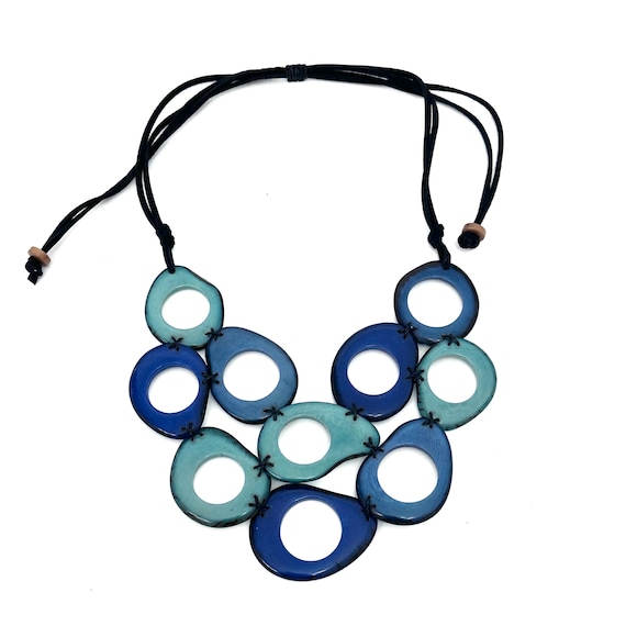 Tagua Nut Necklace/ Vegetable Ivory/ Eco-Friendly Jewelry, Sustainable Fashion