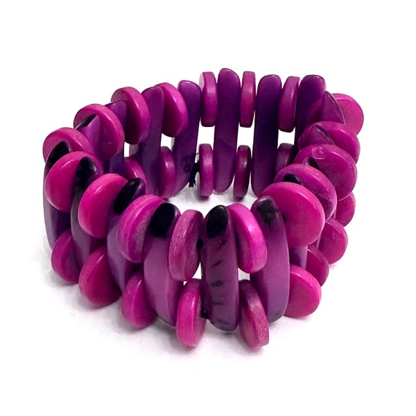 Tagua Bead Bracelet/ Tagua nut jewelry