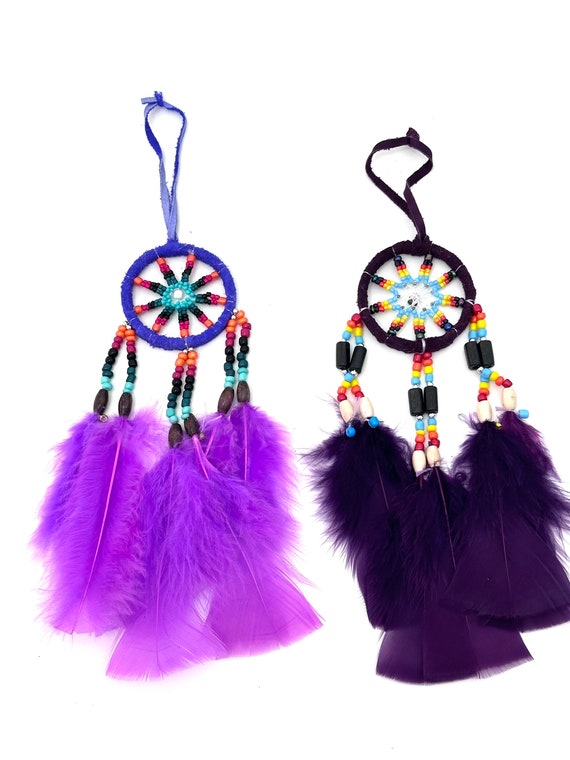 2" Small Multicolored Dreamcatcher (Choose color)