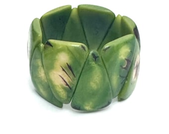 Tagua Bracelet - Eco-friendly Jewelry- Eco-Fashion- Boho Style/ Bohemian/ Folk