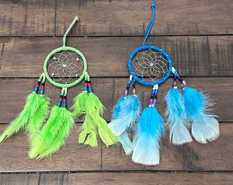 3" Small Multicolored Dreamcatcher (Choose color)