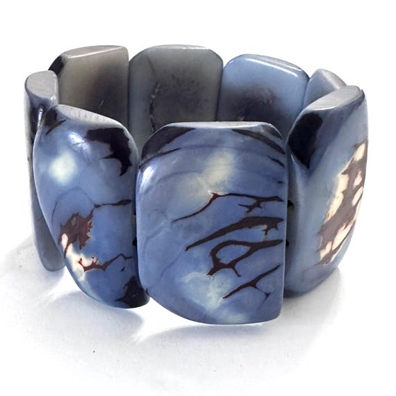 Spotted Tagua Bracelet - Eco-friendly Jewelry -  Boho - Bohemian