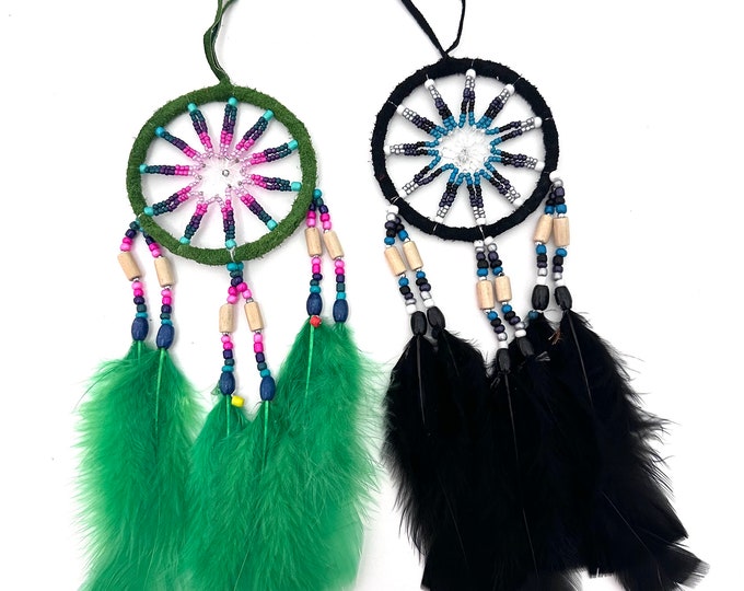 3" Small Multicolored Dreamcatcher (Choose color)