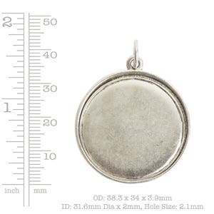 ROUND Bezel Embroidery Kit for Jewelry - Choose from 3 Sizes - Quality Nunn Design