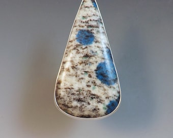 K2 Jasper Ring- K2 Granite- Hammered Sterling Silver- Relaxing Energy Ring- Sterling Silver Ring