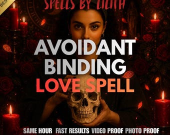 Avoidant Binding Love Spell | Stubborn Target Obsession Twin Flame Attraction Ritual, Romantic Magnetism, Intense Energy Invocation