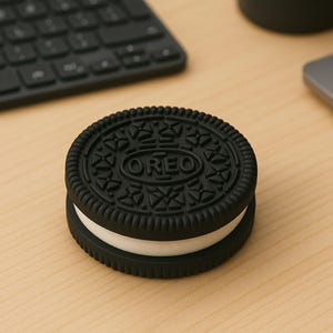 Stylish 3D-printed Oreo-style fidget spinner
