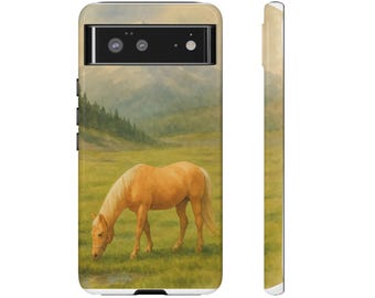 Étui pour téléphone Horse Art : durable, résistant aux chocs, style campagnard