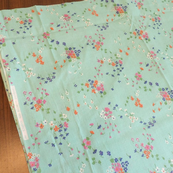 Vintage Peter Pan Floral Cotton Fabric