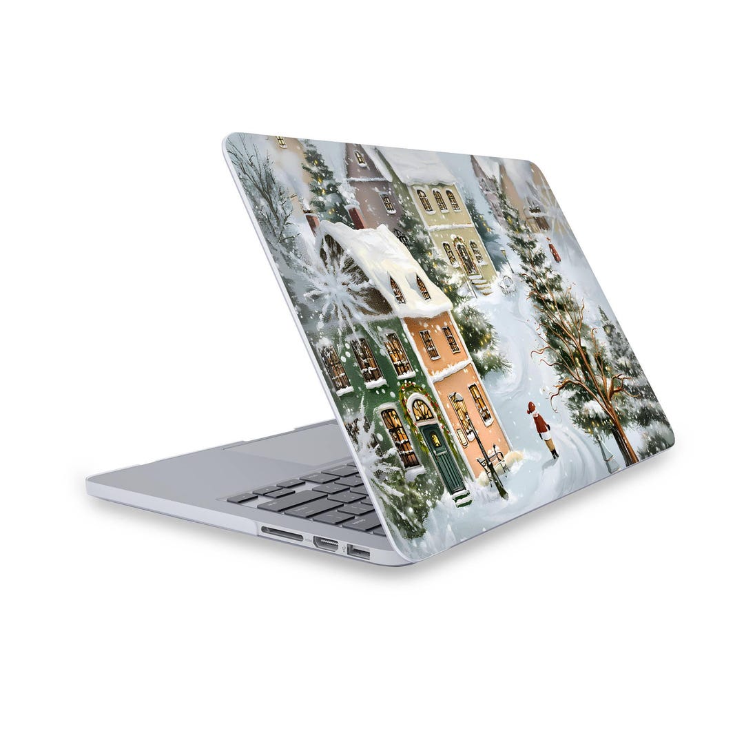 Cozy Winter MacBook Case Christmas Laptop Skin, Cover for MacBook Pro ...