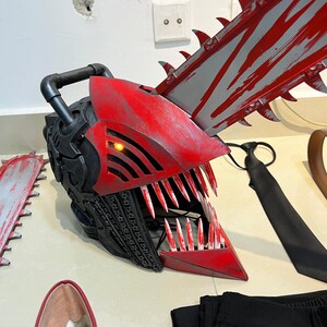 CHAINSAW MAN チェンソーマン デンジ コスプレ用道具 ヘルメット新品 : チェンソーマン パワー コスプレ衣装 フルセット 髪飾り
