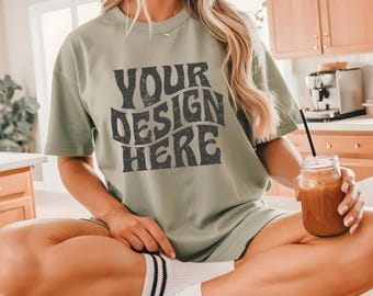 Personalized Comfort Colors T-Shirt: Custom Vintage Soft Cotton Tee
