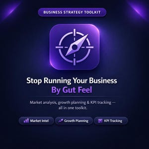 Small Business Strategy AI Toolkit | Market Analysis, Growth Planning (Instant Download)