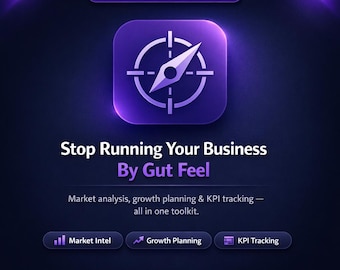 Small Business Strategy AI Toolkit | Market Analysis, Growth Planning (Instant Download)