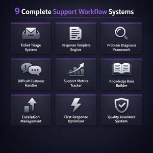 Customer Support AI Toolkit | Help Desk System, Response Templates (Instant Download) image 3