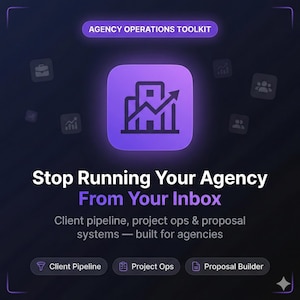 Agentur-Operations-Toolkit | Kunden-Pipeline + Projektmanagement + Angebotssystem | KI-Business-App