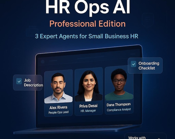 Featured listing image: AI Agents for Small Business — HR & Ops Automation, ChatGPT-powered