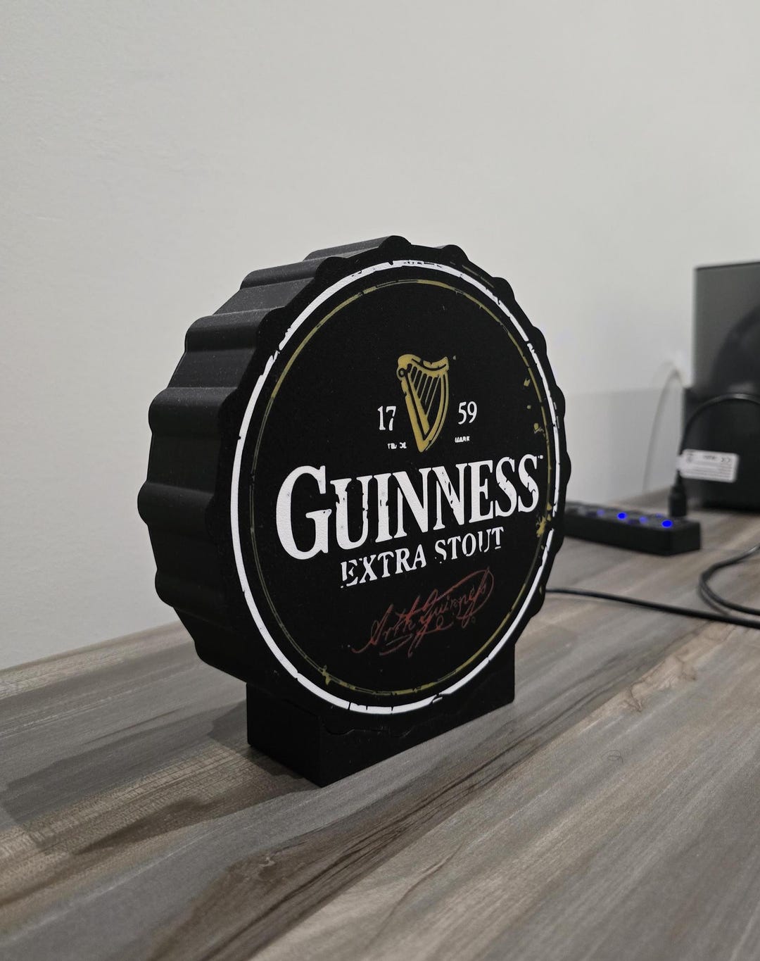 Guinness Led Lightbox Bar Sign, Guinness Decor - Etsy