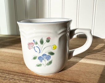 Vintage Floral Ceramic Mug | Cottagecore Coffee Cup